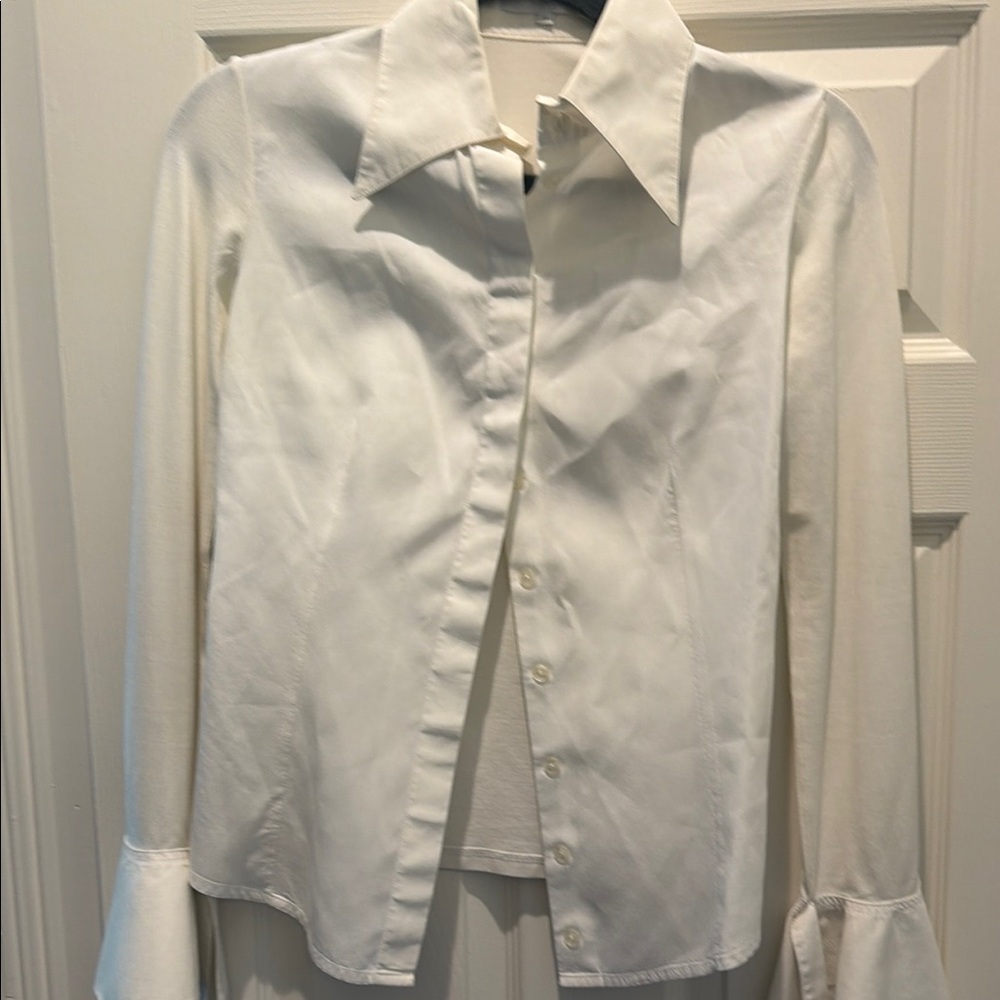 Anne Fontaine White Women's Button-Up Shirt